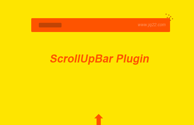 jquery滚动隐藏或显示顶部插件ScrollUpBar Plugin